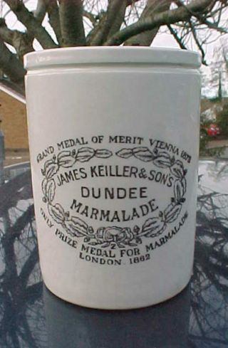 Vintage Keiller & Sons Dundee Marmalade Pot In.