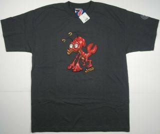 Vintage Jnco Jeans Crabster T - Shirt Made In Usa Size Large Nwt See Measurements