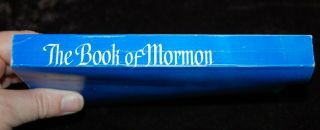 Vintage Book of Mormon Blue Cover Angel Moroni 1961 35 3
