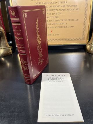 An Account Of The Foxglove William Withering Classics Of Medicine Library