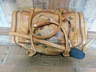 Vintage Boulder Ridge Duffel Carry Leather Bag
