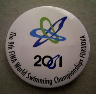 The 9th Fina World Swimming Championships Fukuoka Badge