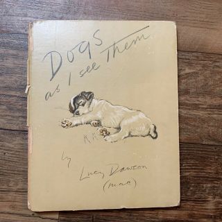 Dogs As I See Them By Lucy Dawson 1937 - Vintage Illustrated Classic Dog Book