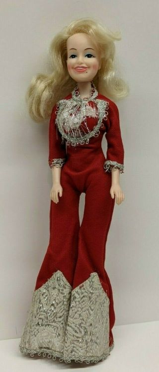 Vintage Dolly Parton 12 Inch Poseable Fashion Doll Goldberger Eg Brand 1978 Rare