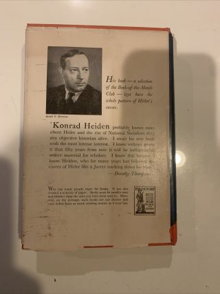 Der Fuehrer,  Hitler ' s Rise to Power,  HC Book Conrad Heiden 1944 3