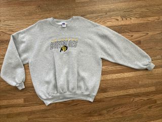 Vintage Colorado Buffaloes Crewneck Sweater - Russel Athletic Made In Usa - Xxl