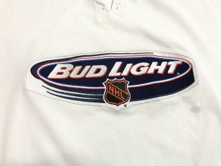CCM vintage BUD LIGHT ICE beer NHL HOCKEY JERSEY SIZE XL Made In Canada Rare 2