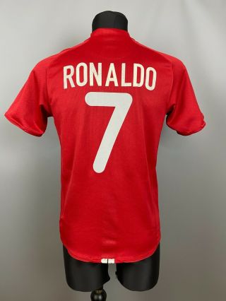 Manchester United 2007 2008 Ronaldo Home Shirt Football Soccer Jersey Size S