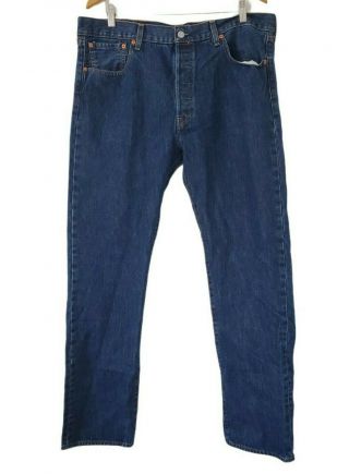 Vintage Levis 501xx Dark Wash Blue Jeans Tag 38 X 34