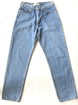 Vtg Levis 550 Jeans Mens Size 32 X 34 Act 30 X 33 Relaxed Fit Light Wash Levi 