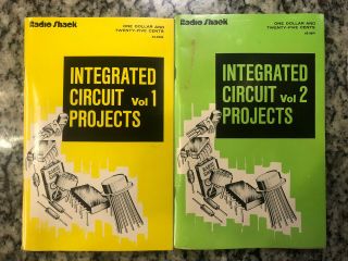 Vintage Integrated Circuit Projects Volume 1&2 By Forrest M.  Mims Iii Radioshack