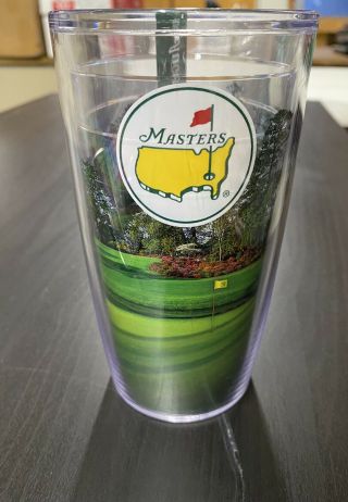 Augusta National Masters Golf Clear 16oz Tervis Tumbler Hole 16