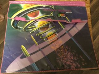 Vintage Trapper Keeper Notebook With Matching Folder,  Slight Tear As In Pictures