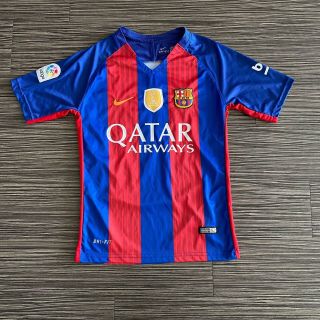 Nike Dri - Fit Qatar Airways Fc Barcelona Lfp Lionel Messi Soccer Jersey Men 