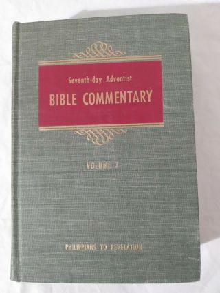 Vintage Seventh - Day Adventist Bible Commentary Sda Volume 7 Review & Herald 1957
