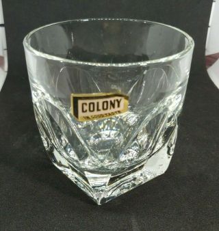 Set Of 8 Vintage Colony 6 Oz Whiskey Glasses