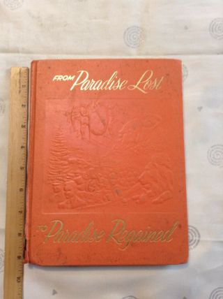 From Paradise Lost To Paradise Regained 1958 Hc Watchtower Jehovah 