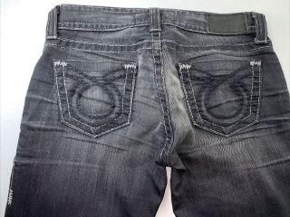 Big Star Vintage Sophie Boot Cut Black Wash Jeans Tag 28L Meas.  29x34 - 11E 3