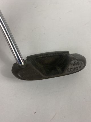 Vintage Ping Echo 2 34.  5” Putter Right Handed Steel Shaft Ping Grip