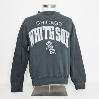 Vintage Chicago White Sox Black Sweatshirt Pullover Xl