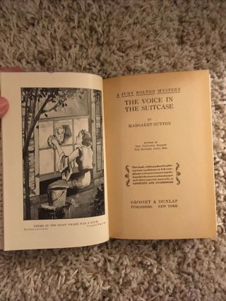A Judy Bolton Mystery THE VOICE IN THE SUITCASE 1935 2