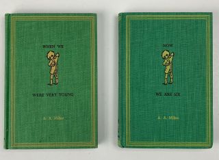 When We Were Very Young & Now We Are Six By - A.  A.  Milne - Vintage 1961 Hardbacks
