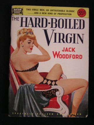 Vintage Sleaze Gga Jack Woodford Hard - Boiled Virgin 1950 Avon Bedside Novel 2