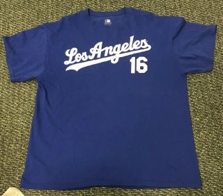 Mlb Los Angeles Dodgers Andre Ethier 16 Blue Away Jersey Script Shirt Men’s Xl