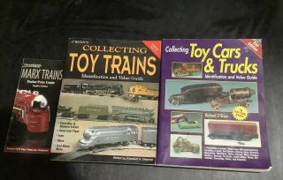 O’briens Collecting Cars And Trucks & Trains & Greenberg’s Marx Trains 3 Books
