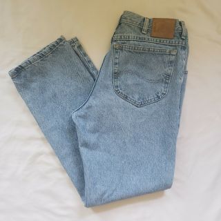 Vintage 90s Lee Straight Leg Light Wash Jeans 31 " Waist Dad Jeans
