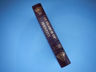 In Search Of Identity By Sadat From Easton Press 1989