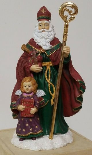 St.  Nicholas - Vintage Pipka Santa Collectible - Reflections Of Christmas 11314