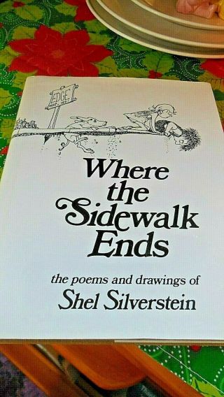 Where The Sidewalk Ends By Shel Silverstein 1974 Hcdj First Edition