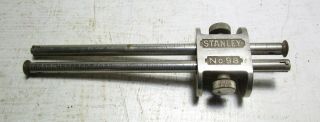 Vintage Stanley 98 Double Arm Mortising Marking Gage - Gauge - Scribe