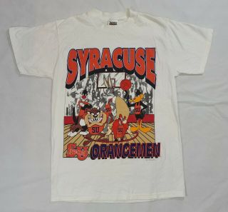 Vintage 1994 Syracuse Orangemen Looney Tunes Men 