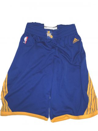 Men’s Adidas Nba Golden State Warriors Basketball Shorts Size Large 2011
