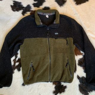 Vintage Wyoming Wear Pile Fleece - Made In Usa - Full Zip Mens Xl - Patagonia - Esk