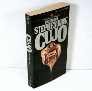 Cujo By Stephen King Paperback True 1st Signet Printing Aug 1982 $3.  95 Cover Exc