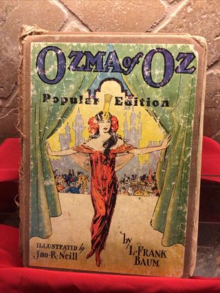 Ozma Of Oz Popular Edition L Frank Baum John R Neil Reilly & Lee 1907