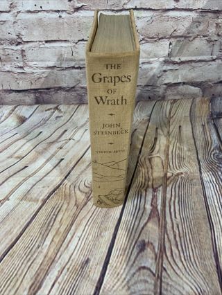 The Grapes Of Wrath By John Steinbeck Hardcover Viking Press 9th Printing 1939