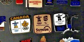 Vancouver 2010 Olympics Pins: Team Canada Noc; Suncor; Freestyle Skiing