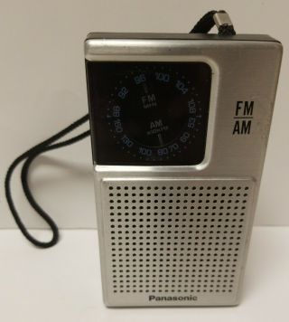 Vintage Panasonic Rf - 506 Fm/am Portable Radio & - -