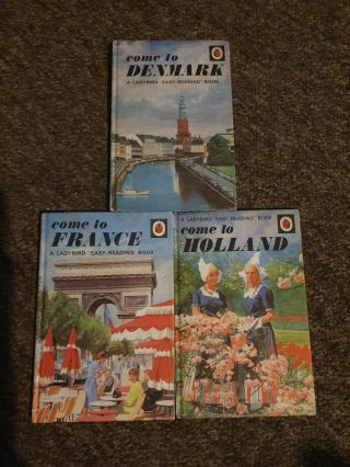 Vintage Ladybird Series 606g Come To.  All 3 Books In Series B2