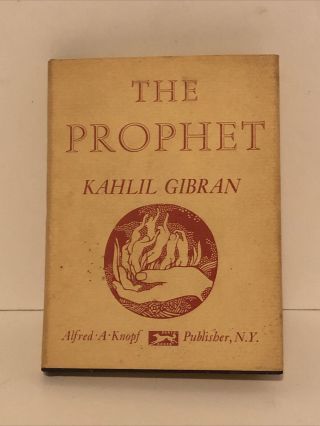 Vtg 1967 The Prophet Kahlil Gibran Knopf Pocket Edition