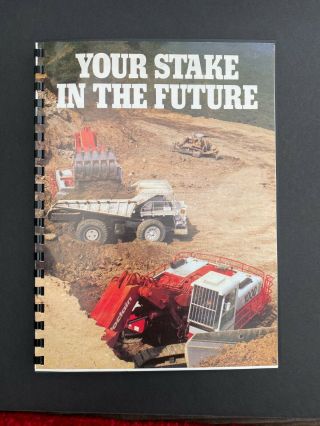 Poclain 600 And 1000 Loader Shovel Brochure - Vintage Mining Specs Orig 1970s