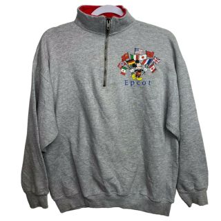 Mickey Inc 1/4 Zip Sweatshirt Men 