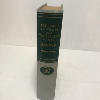 Charles Darwin On The Origin Of The Species & The Descent Of Man Modern Library