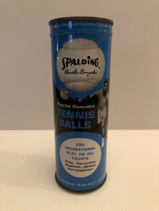 Vintage Spalding Pancho Gonzales Tennis Balls Never Opened.  Old Style Key