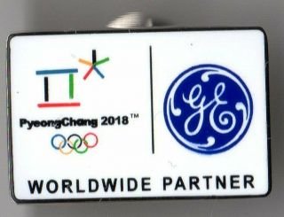 Pyeongchang 2018.  Olympic Games.  Sponsor Pin.  General Electric.  Deal