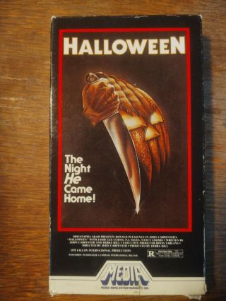 Halloween Vhs Media Home Entertainment Rare John Carpenter Vintage 1981 Horror
